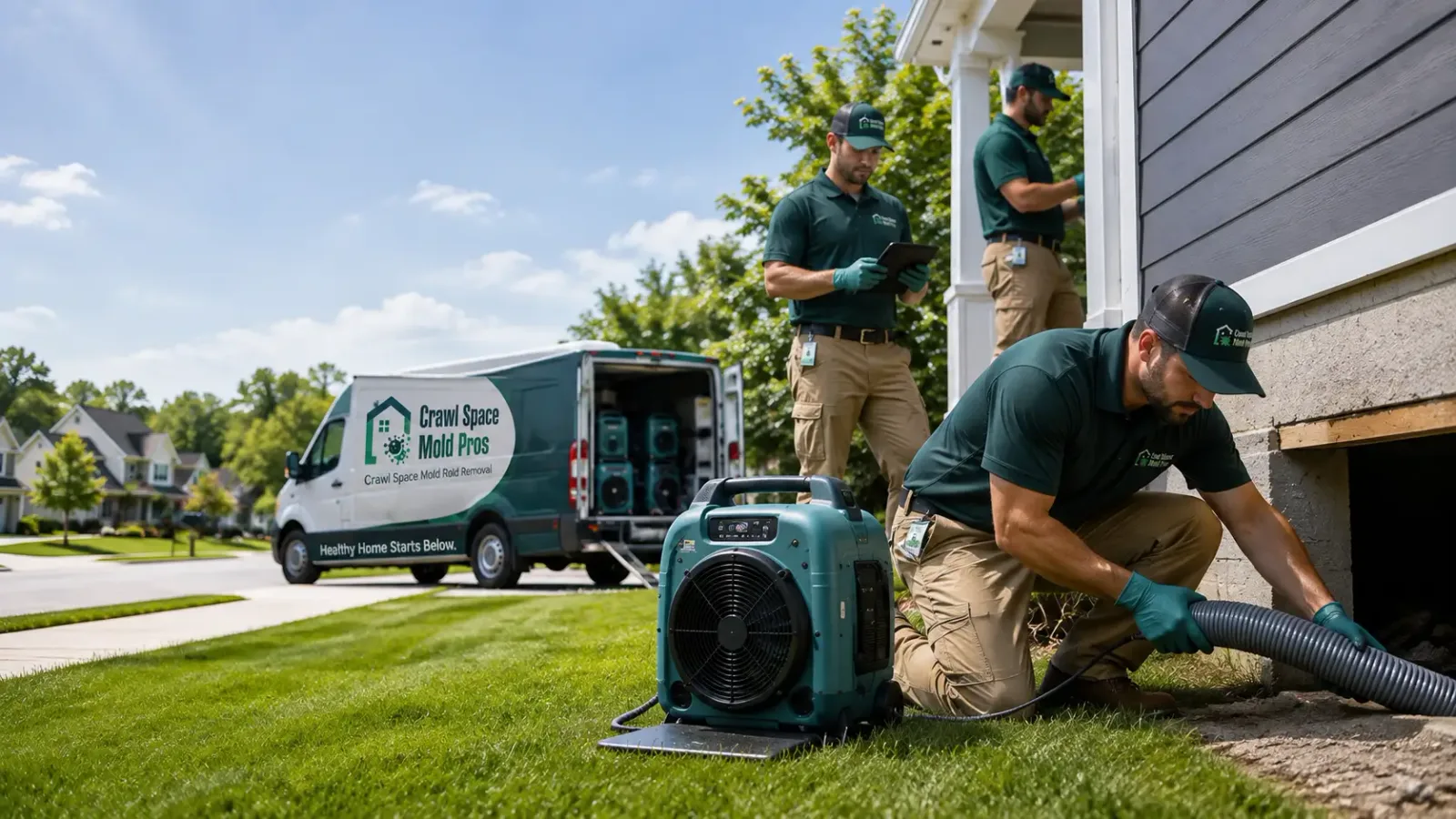Crawl Space Mold Removal in Perry, KS